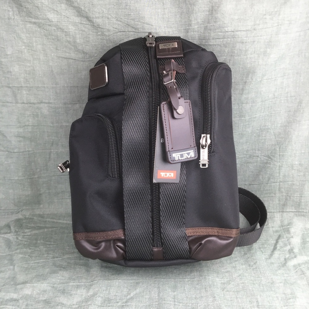 Tumi Alpha Bravo Monterey Sling Shoulder Bag Black